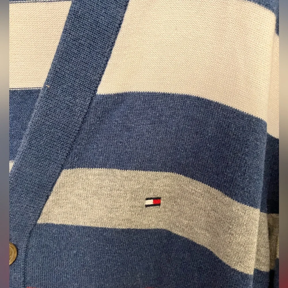 Tommy Hilfiger Colorblock Cardigan Sz L